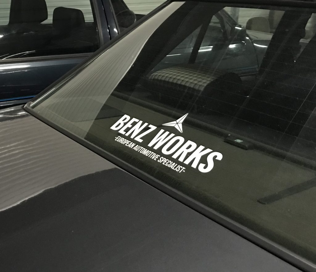 1X Benz Works – European Automotive Specialist Schriftzug – Sticker – Benz  Works Germany